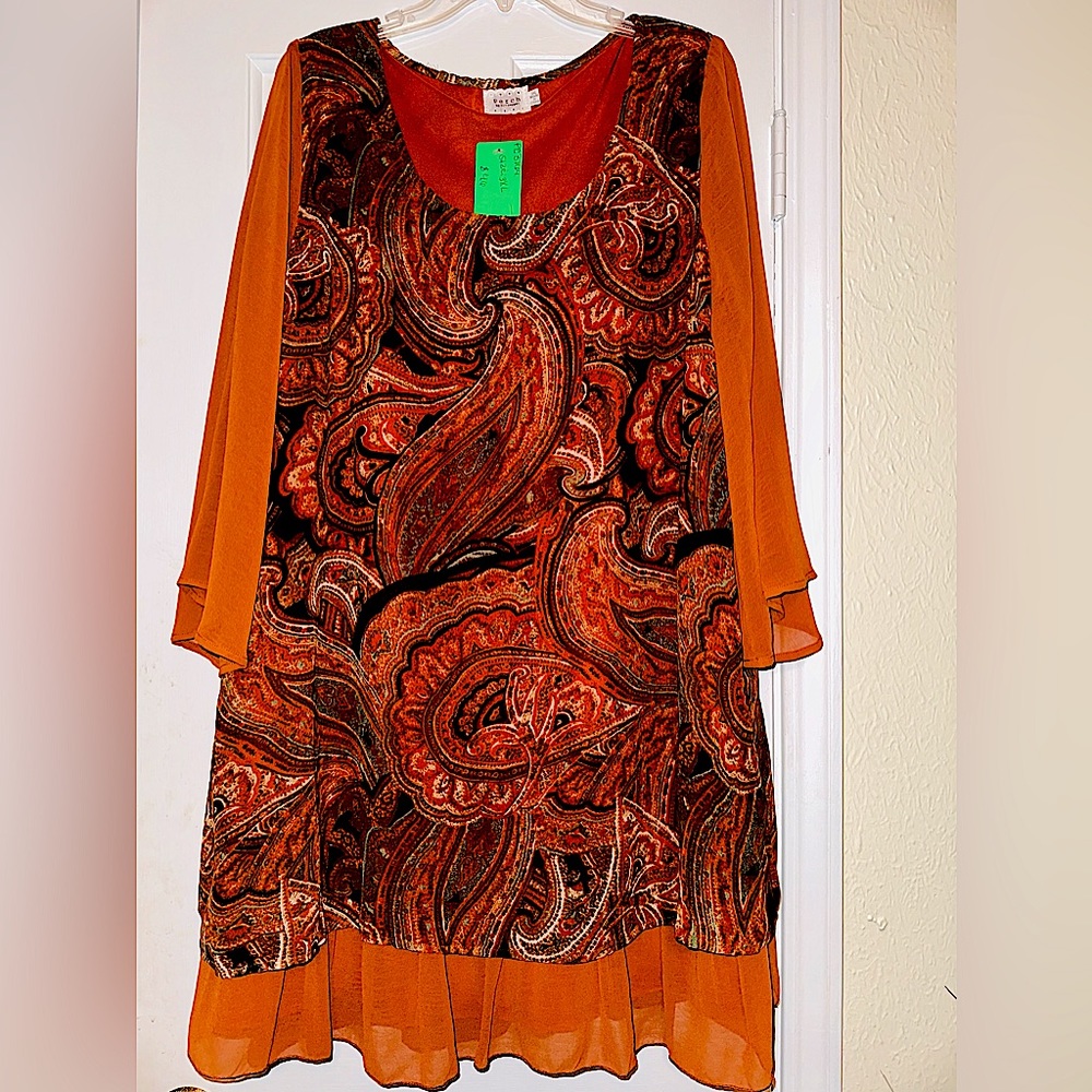 Perch by Blu Pepper | Mini Dress | Paisley Print